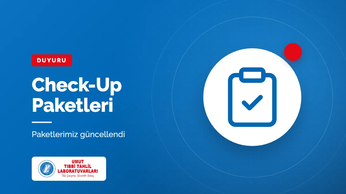 Check-Up Paketlerimiz Güncellendi